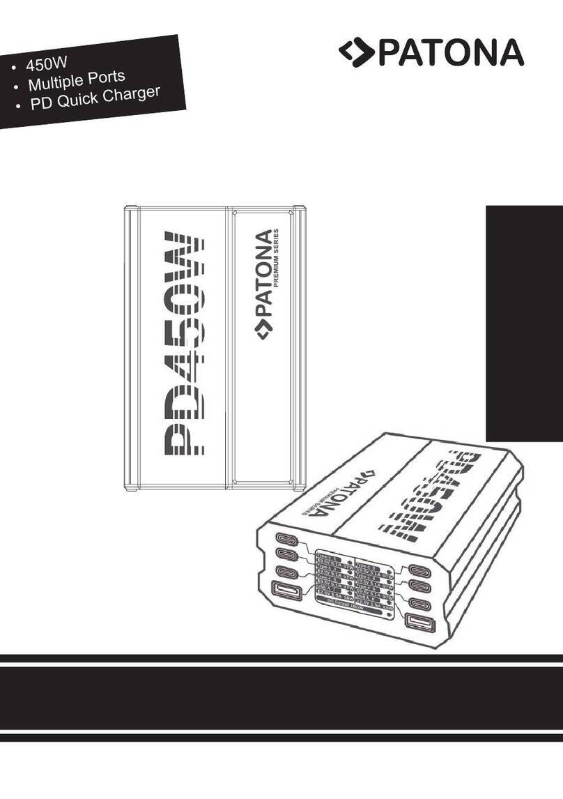 PATONA PD450W Manuel utilisateur