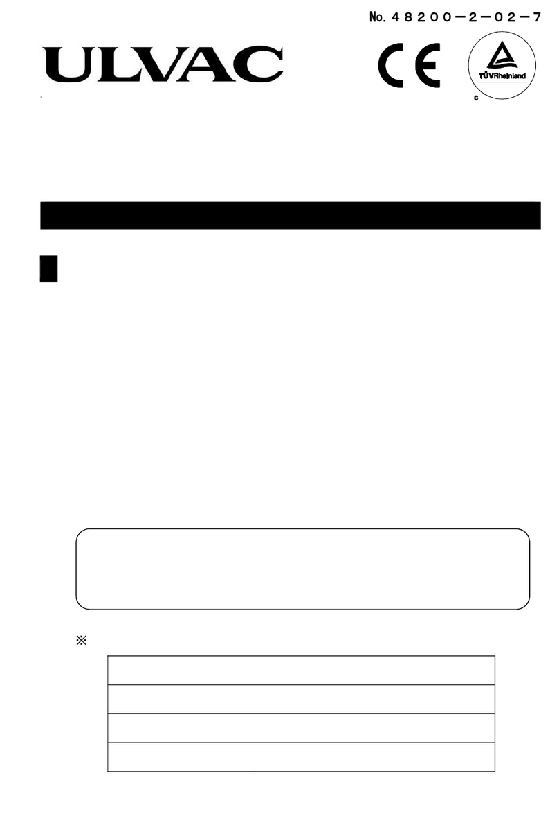 Ulvac DIS-251 Manuel utilisateur