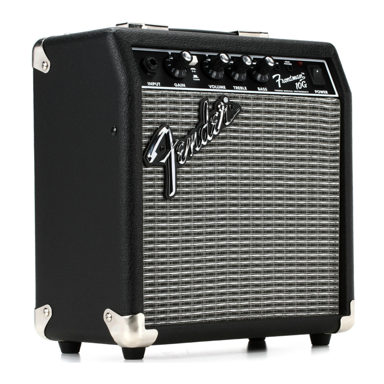 Fender Frontman 10G Manuel utilisateur
