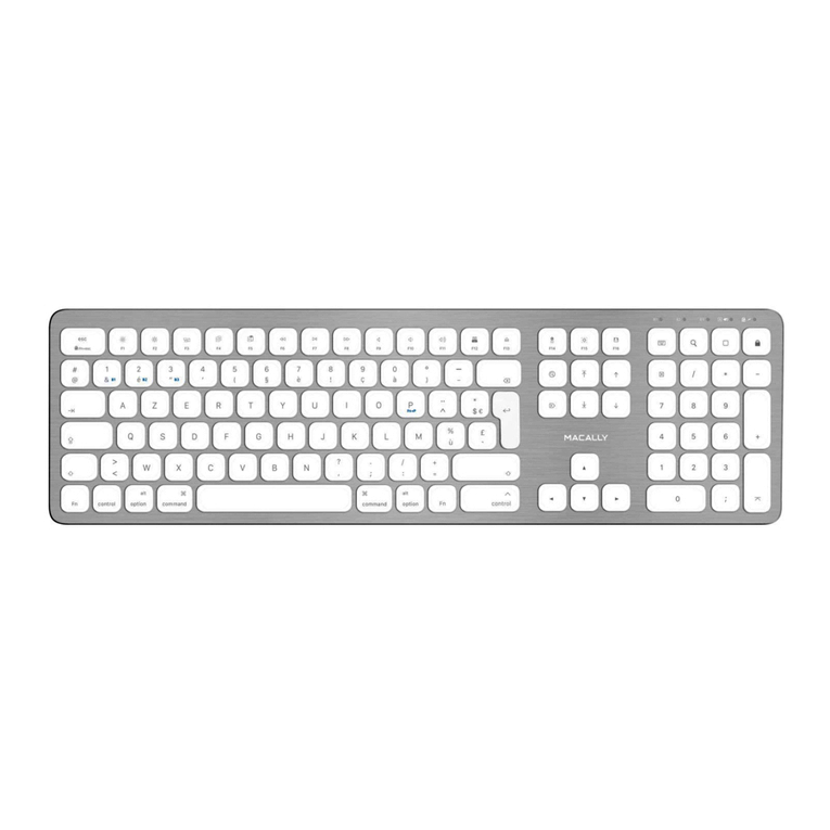 Macally BTWKEYMB Manuel utilisateur