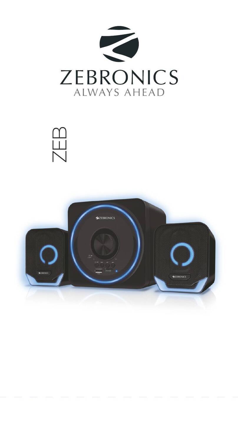 Zebronics ZEB-PLUTO 2 Manuel utilisateur