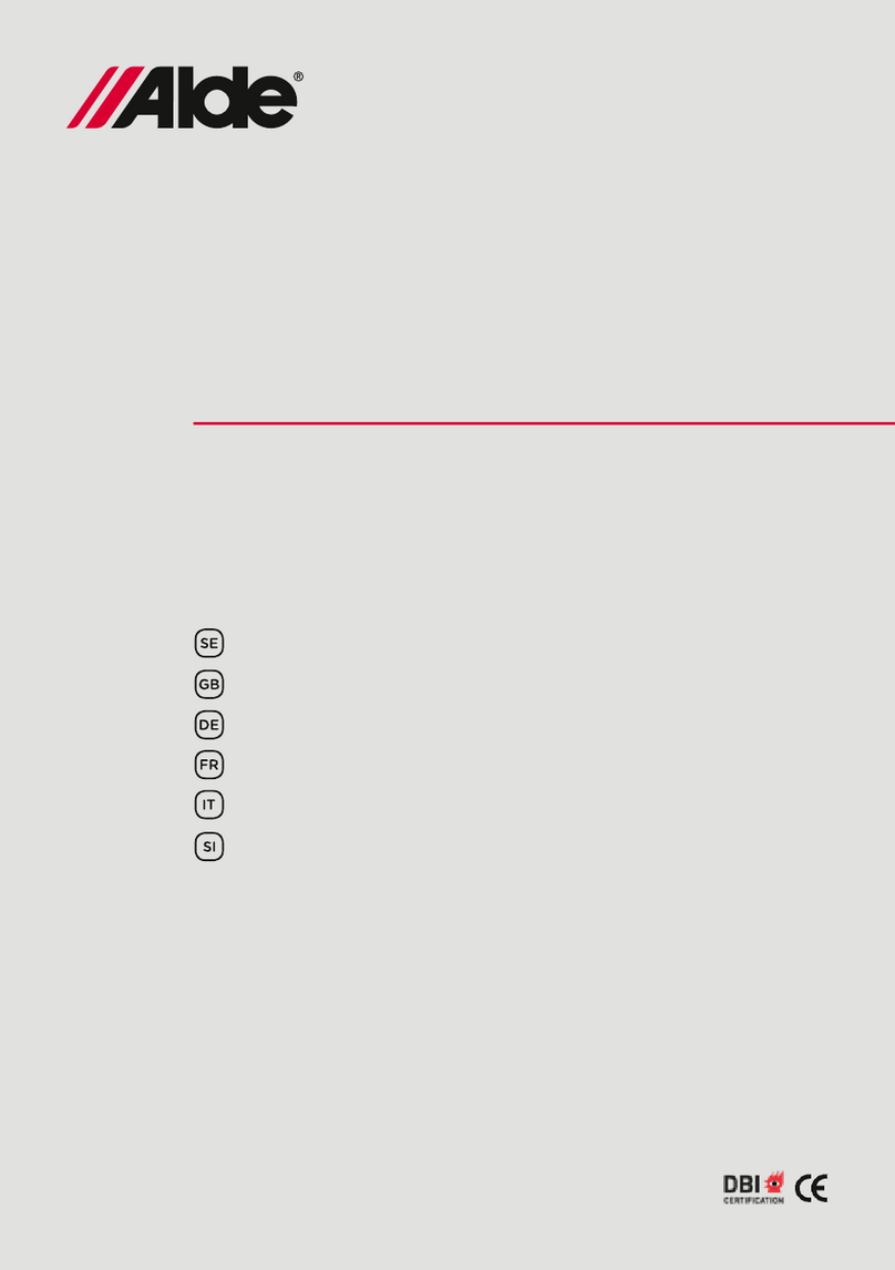 Alde Compact 3030 Manuel utilisateur