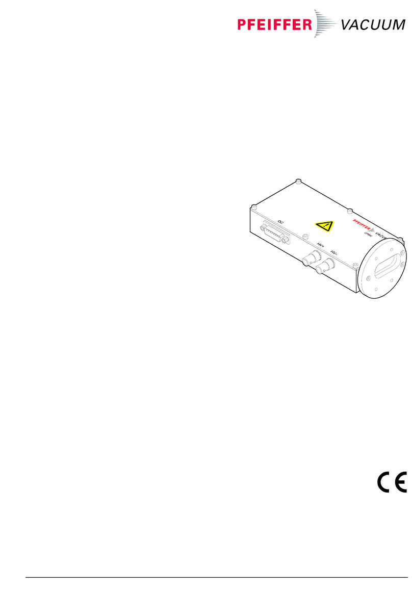 Pfeiffer Vacuum CP 400 Manuel utilisateur Pfeiffer Vacuum CP 400 Manuel utilisateur
