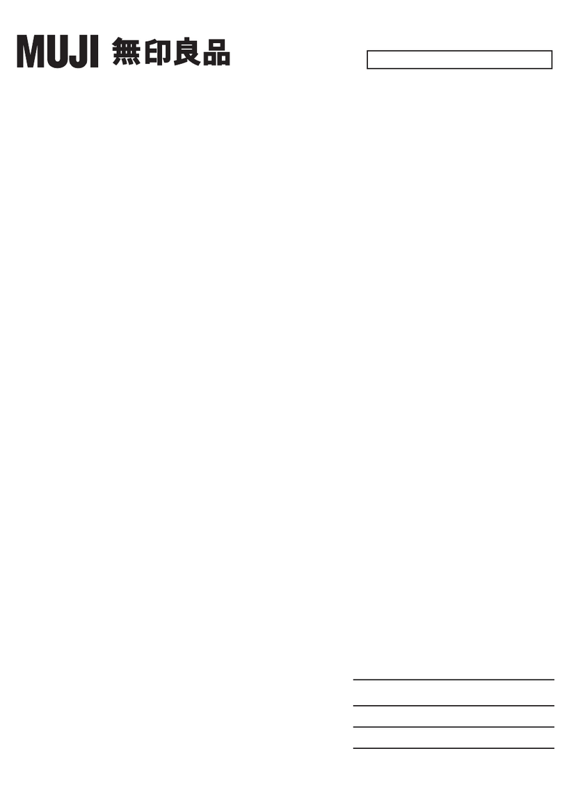 Muji MJ-1601 Manuel utilisateur