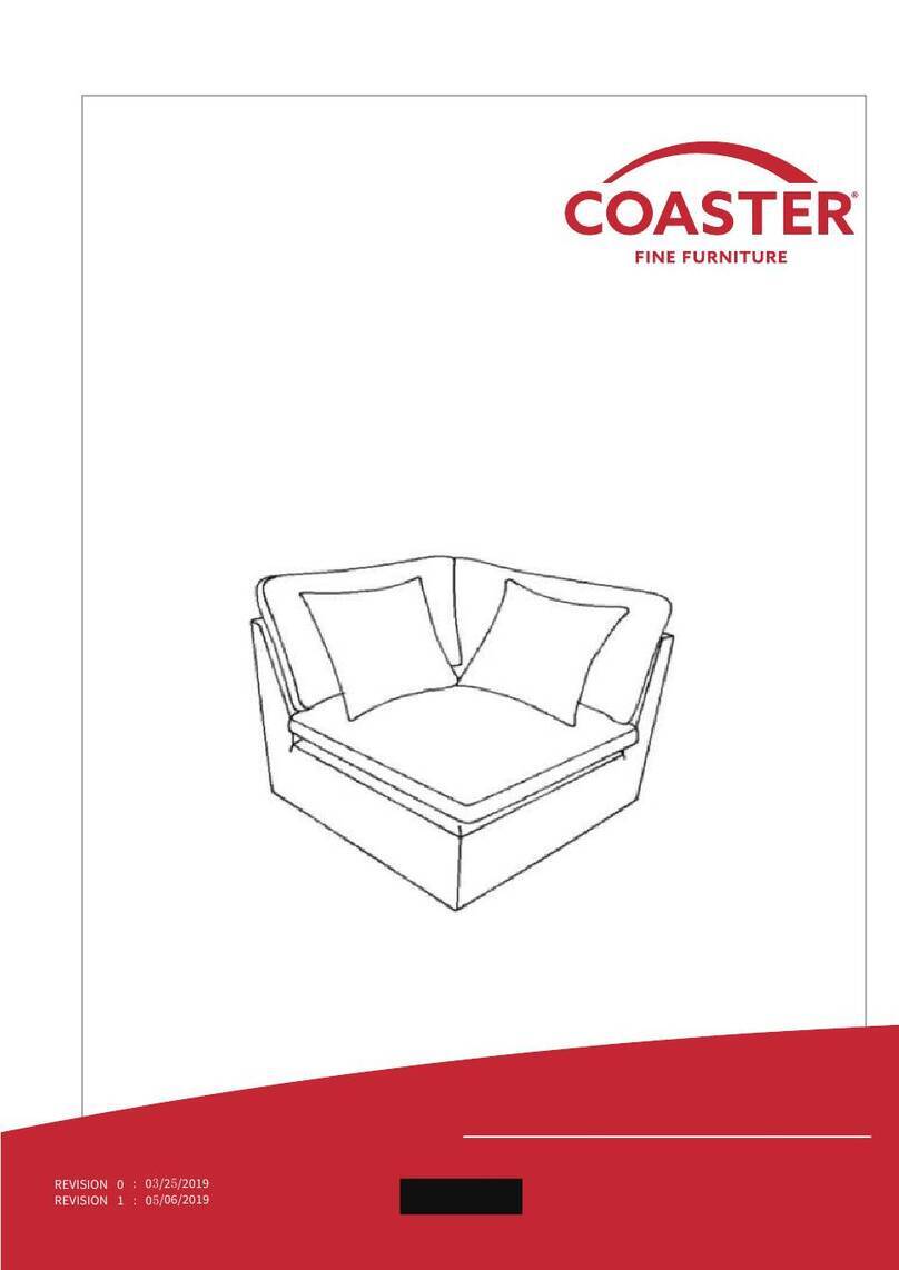 Coaster 551452 Manuel utilisateur