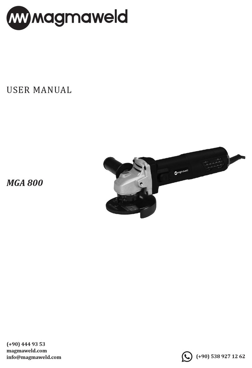 Magmaweld MGA 800 Manuel utilisateur