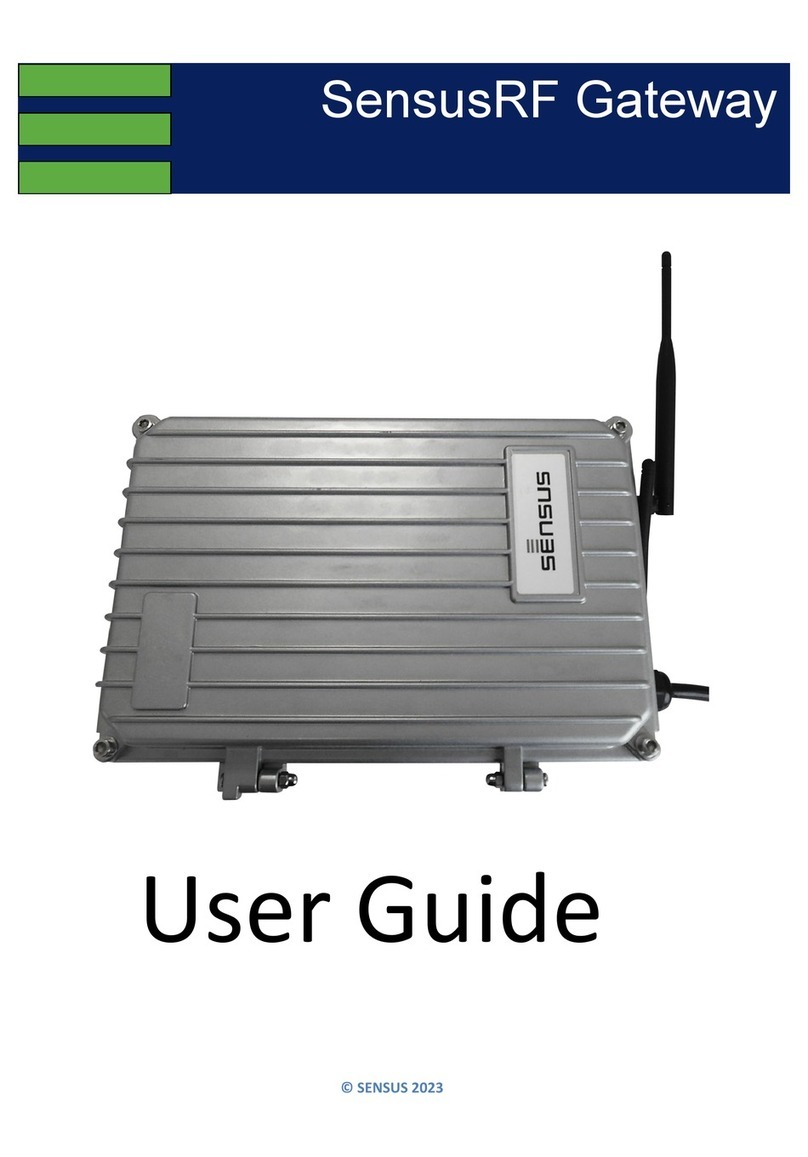 Sensus SensusRF Manuel utilisateur