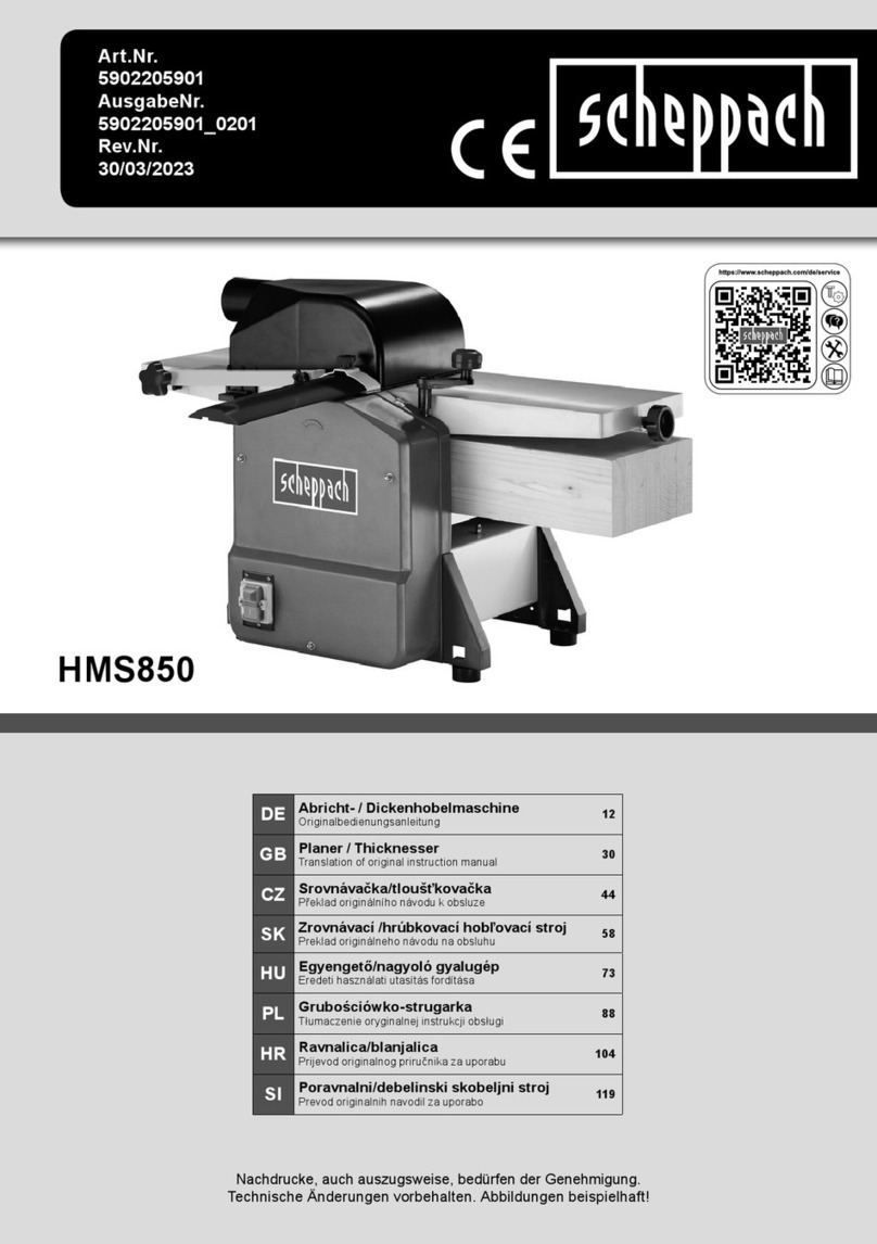 Scheppach HMS850 Instructions d'utilisation