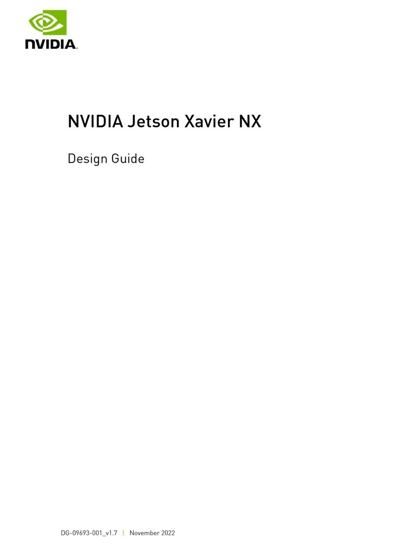 Nvidia JETSON XAVIER NX Mode d’emploi