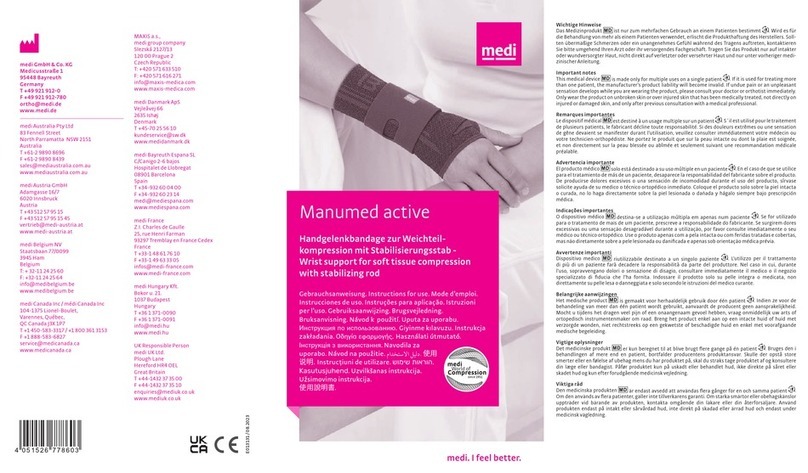 medi Manumed active Manuel utilisateur