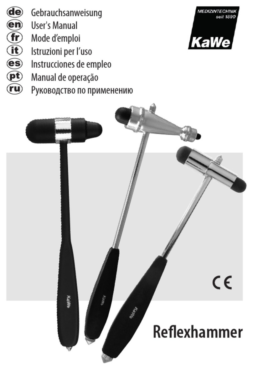 KaWe Reflexhammer Manuel utilisateur