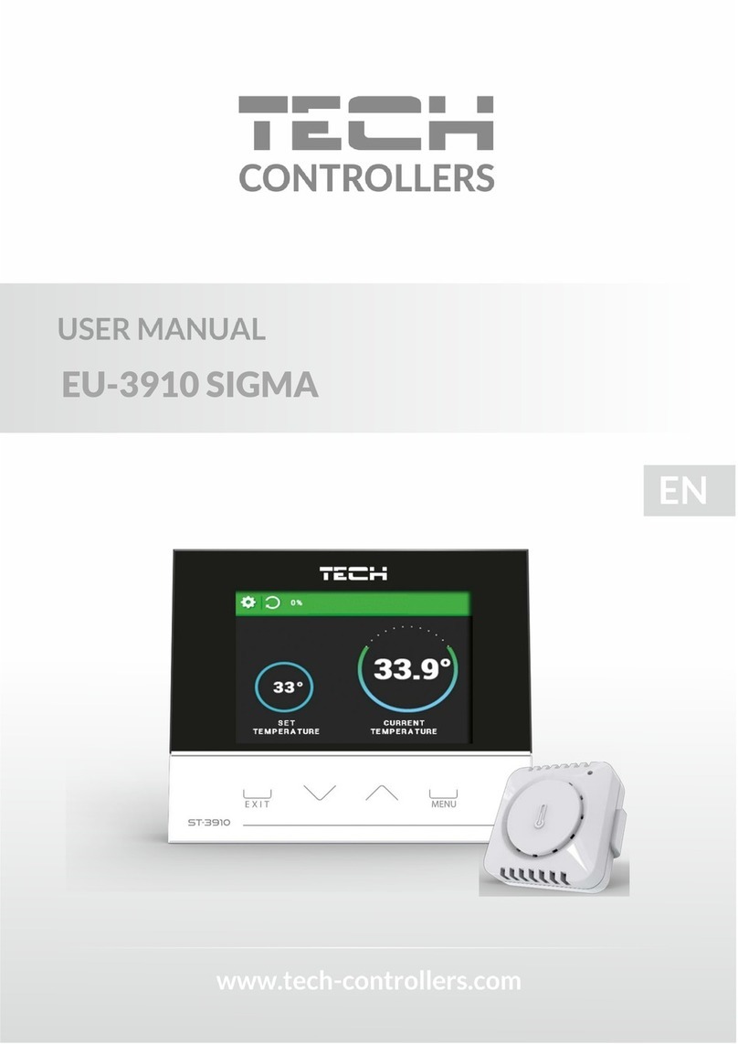Tech Controllers EU-3910 SIGMA Manuel utilisateur