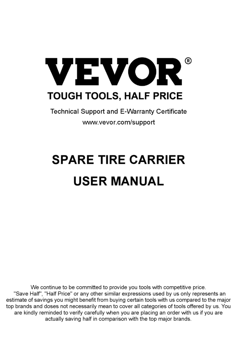 VEVOR 5609 Manuel utilisateur