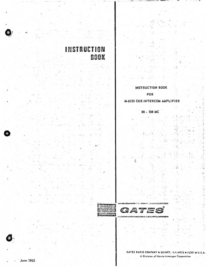 Gates M-6035 Manuel utilisateur