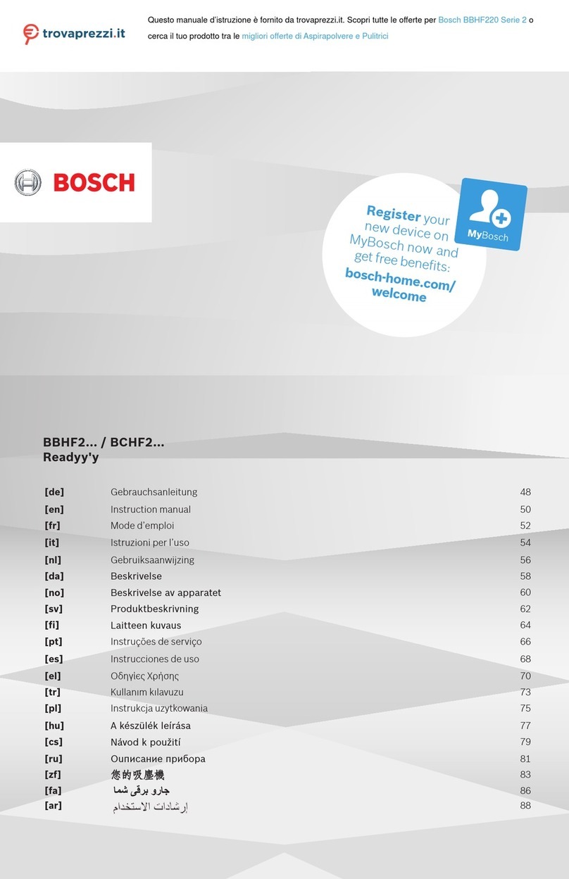 Bosch BBHF220 Manuel utilisateur
