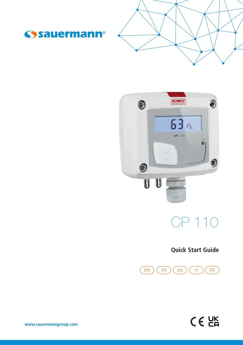 sauermann CP 110 Manuel utilisateur