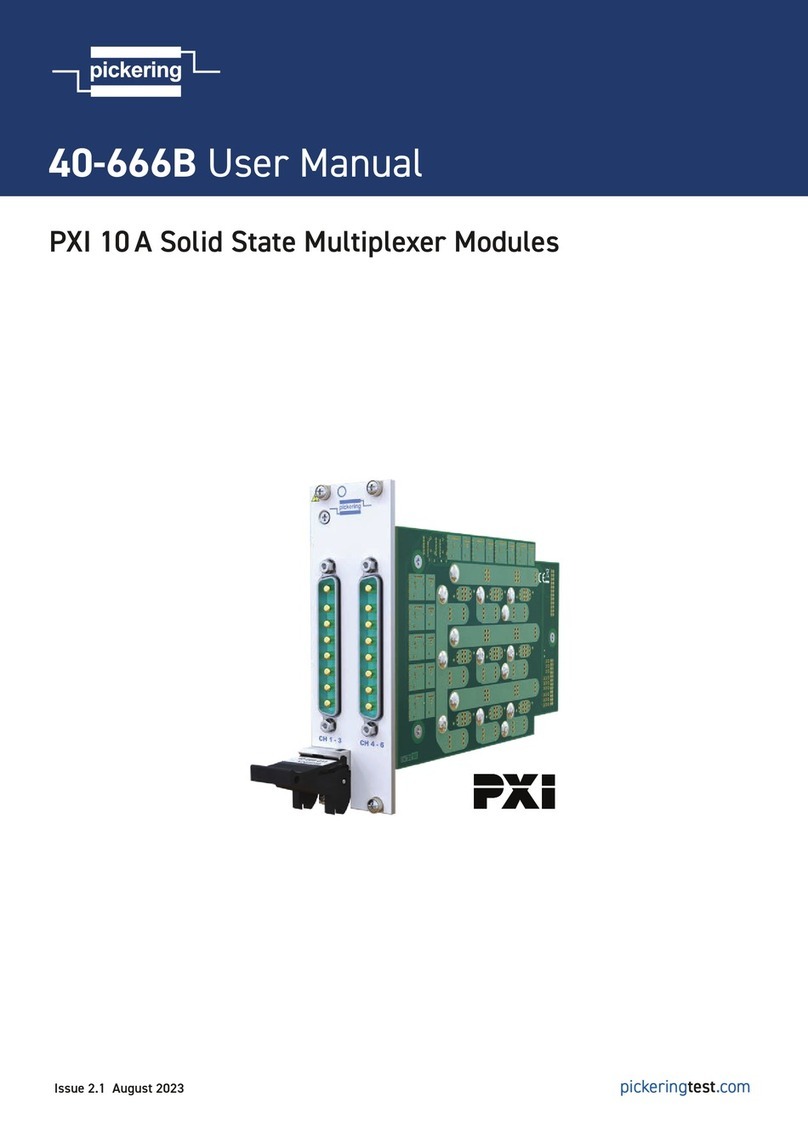 Pickering 40-666B Manuel utilisateur