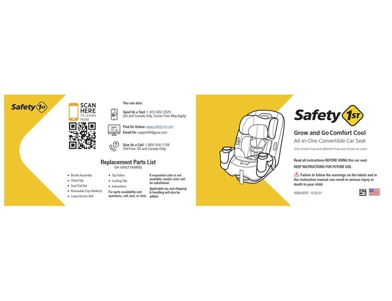 Safety 1st Grow Manuel utilisateur