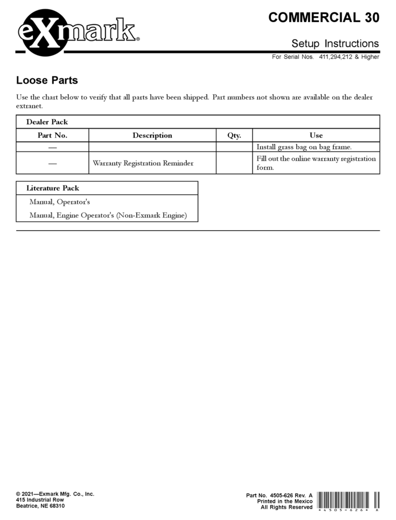 Exmark exmark 30" Manuel