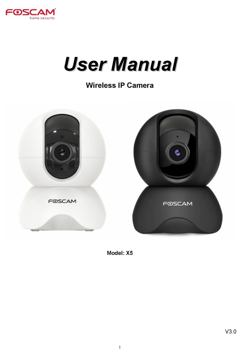 Foscam X5 Manuel utilisateur