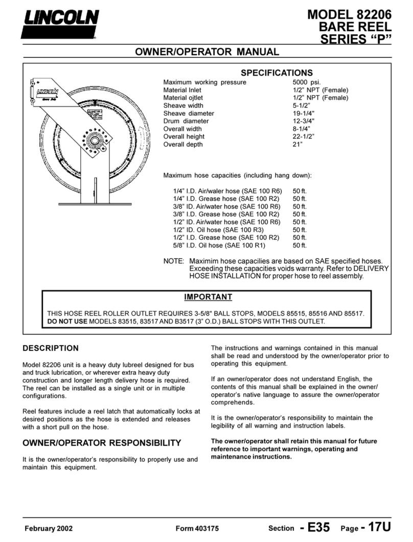 Lincoln 82206 Manuel du propriétaire
