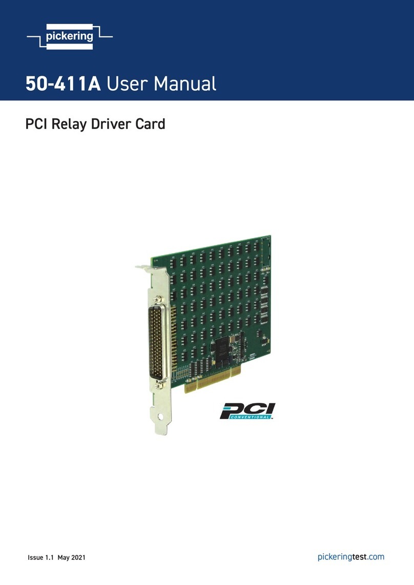 Pickering 50-411A Manuel utilisateur