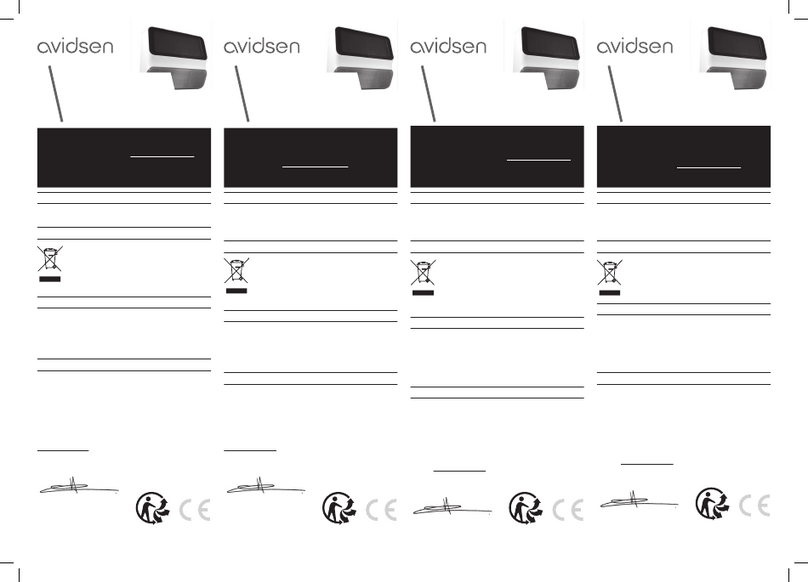 Avidsen 100728 Manuel utilisateur