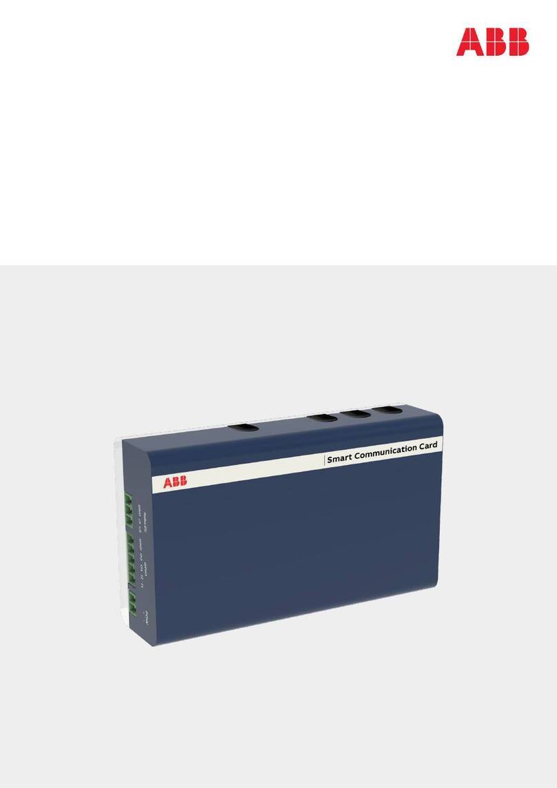 ABB Smart Communication Card Manuel utilisateur