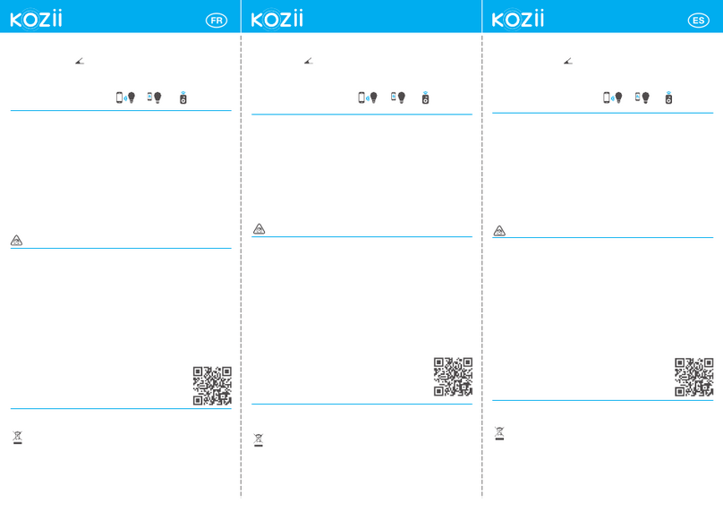 KOZii KPACK3G50SRVBCCT Manuel utilisateur KOZii KPACK3G50SRVBCCT Manuel utilisateur