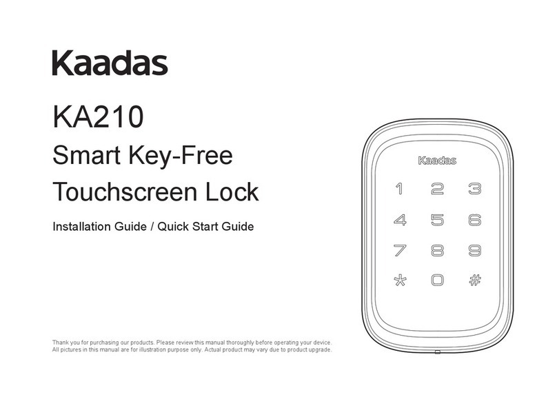 Kaadas KA210 Manuel utilisateur