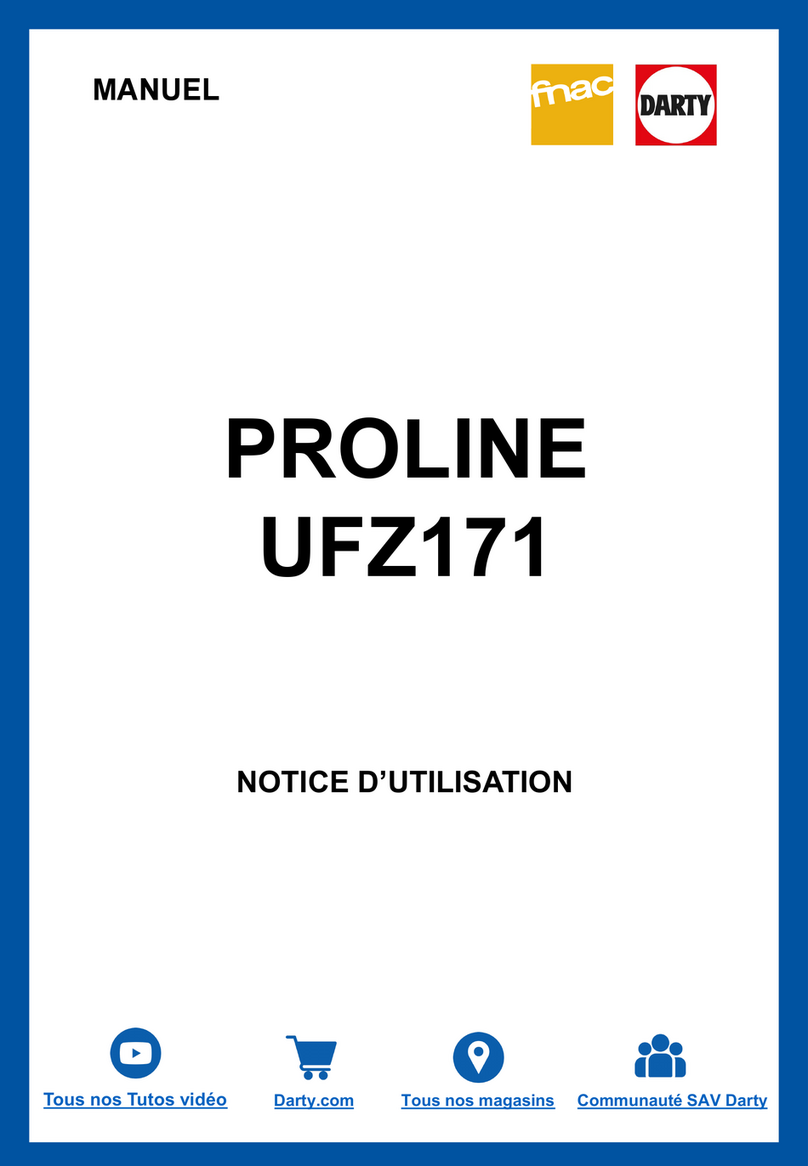Proline UFZ171 Manuel utilisateur