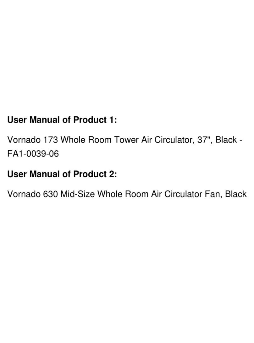 Vornado 173 Manuel utilisateur