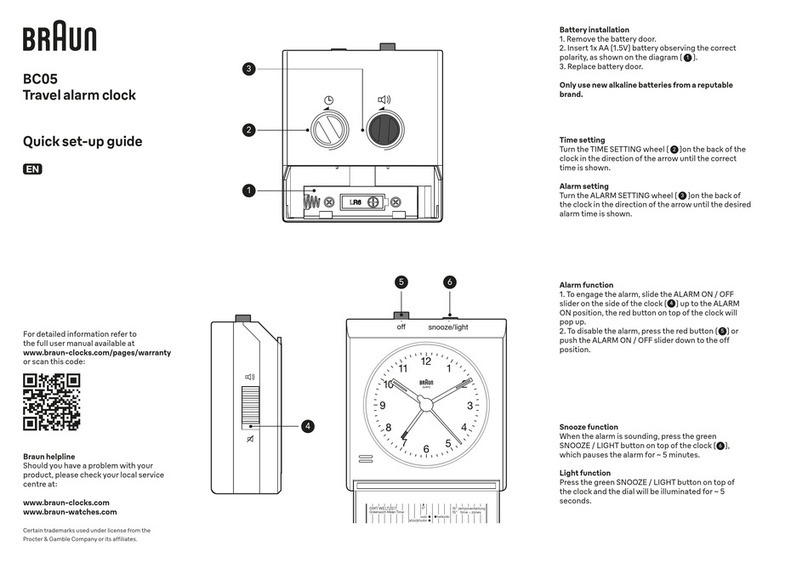 Braun BC05 Manuel utilisateur