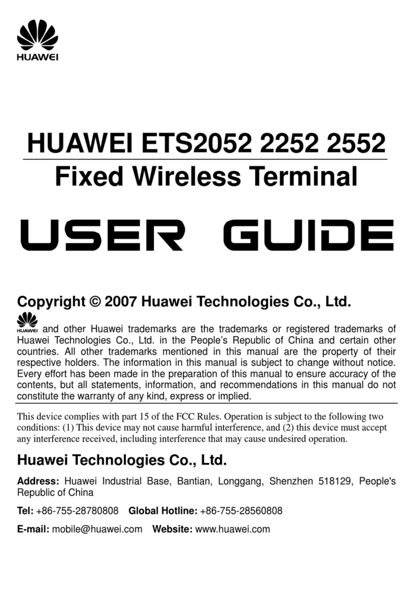Huawei ETS2052 Manuel utilisateur