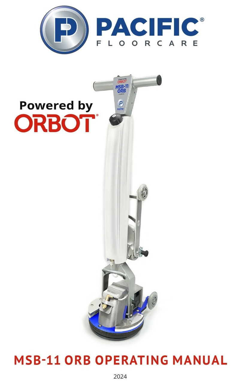 Pacific Floorcare MSB-11 ORB Manuel utilisateur