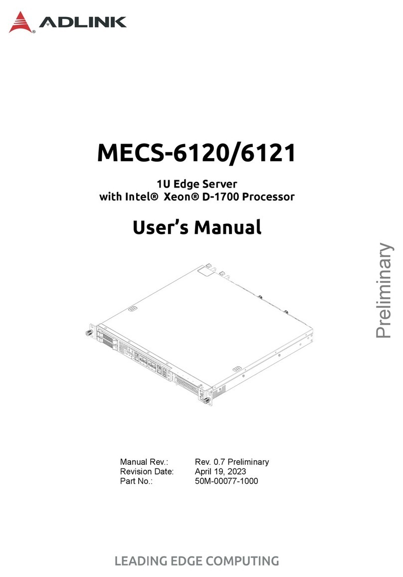ADLINK Technology MECS-6120 Manuel utilisateur