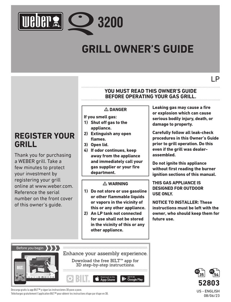 Weber Skyline 3200 Manuel utilisateur