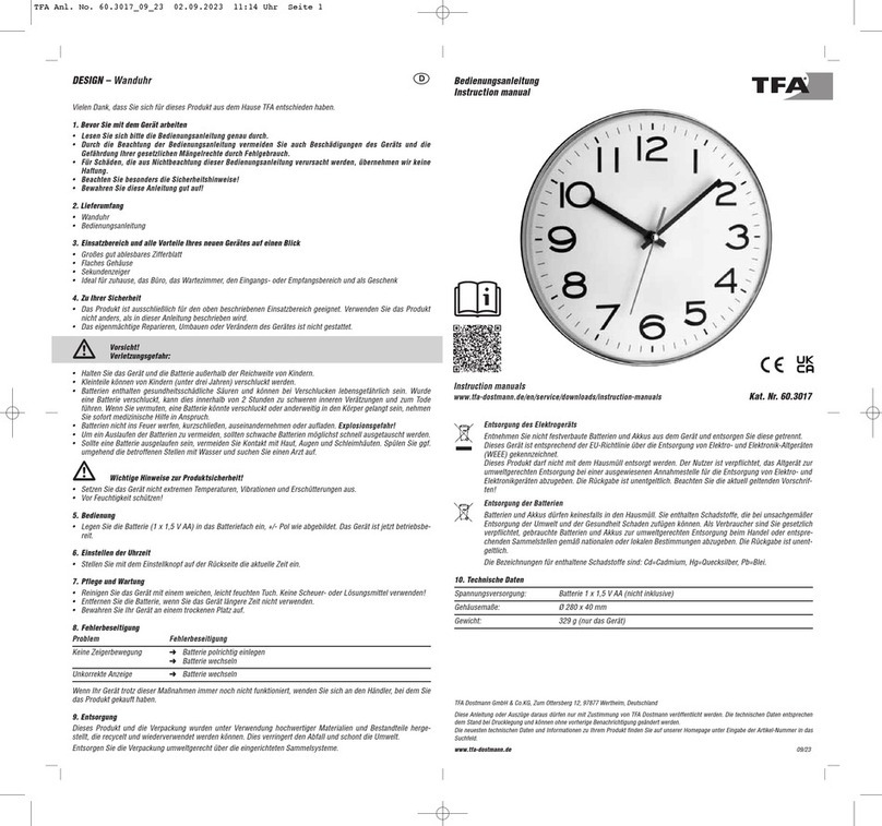 TFA 60.3017 Manuel utilisateur