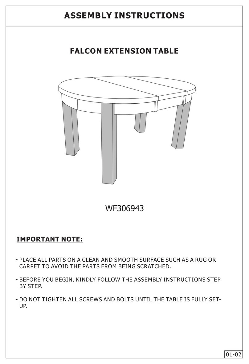 BED BATH & Beyond FALCON WF306943 Manuel utilisateur