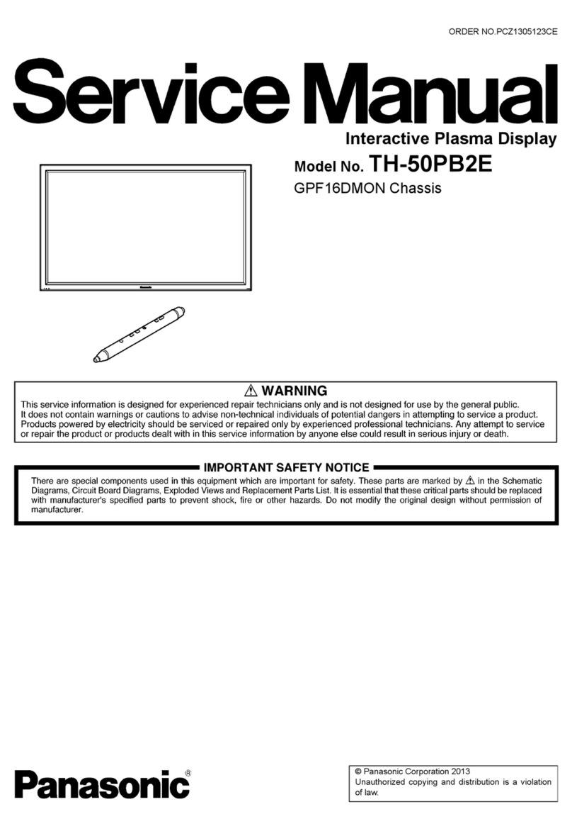Panasonic TH-50PB2E Manuel utilisateur