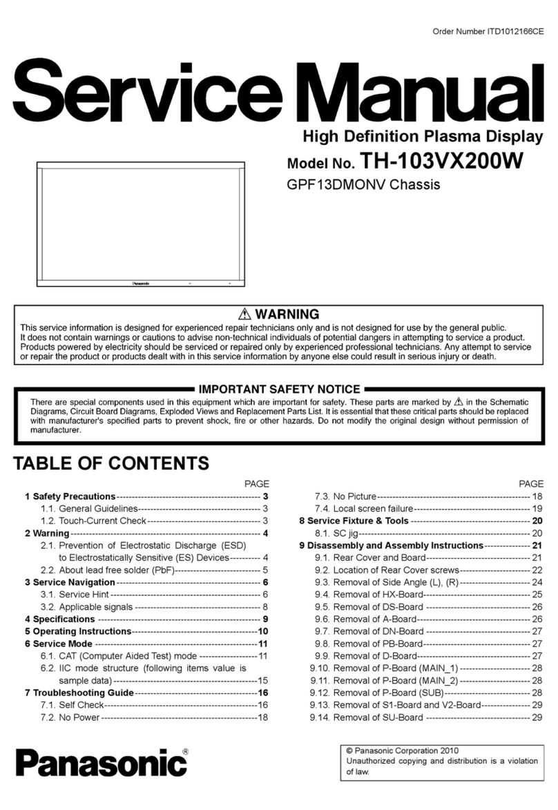 Panasonic TH-103VX200W Manuel utilisateur