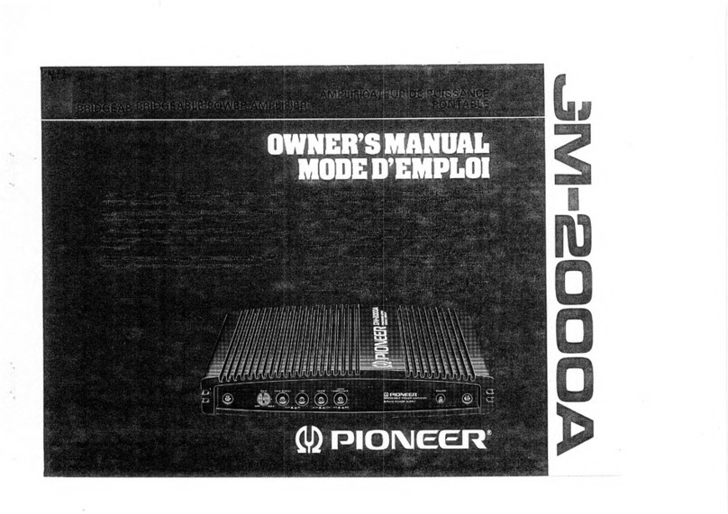 Pioneer GM-2000A Manuel utilisateur