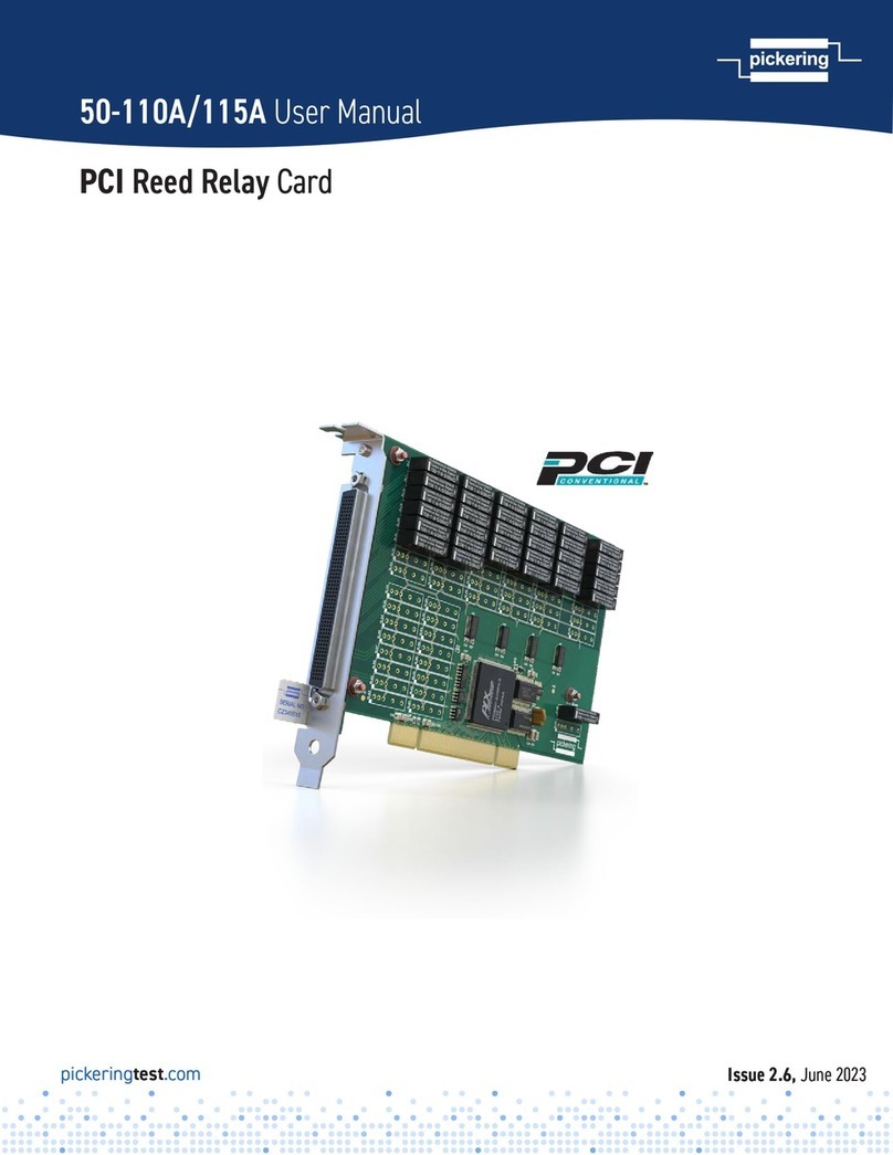 Pickering 50-110A Manuel utilisateur