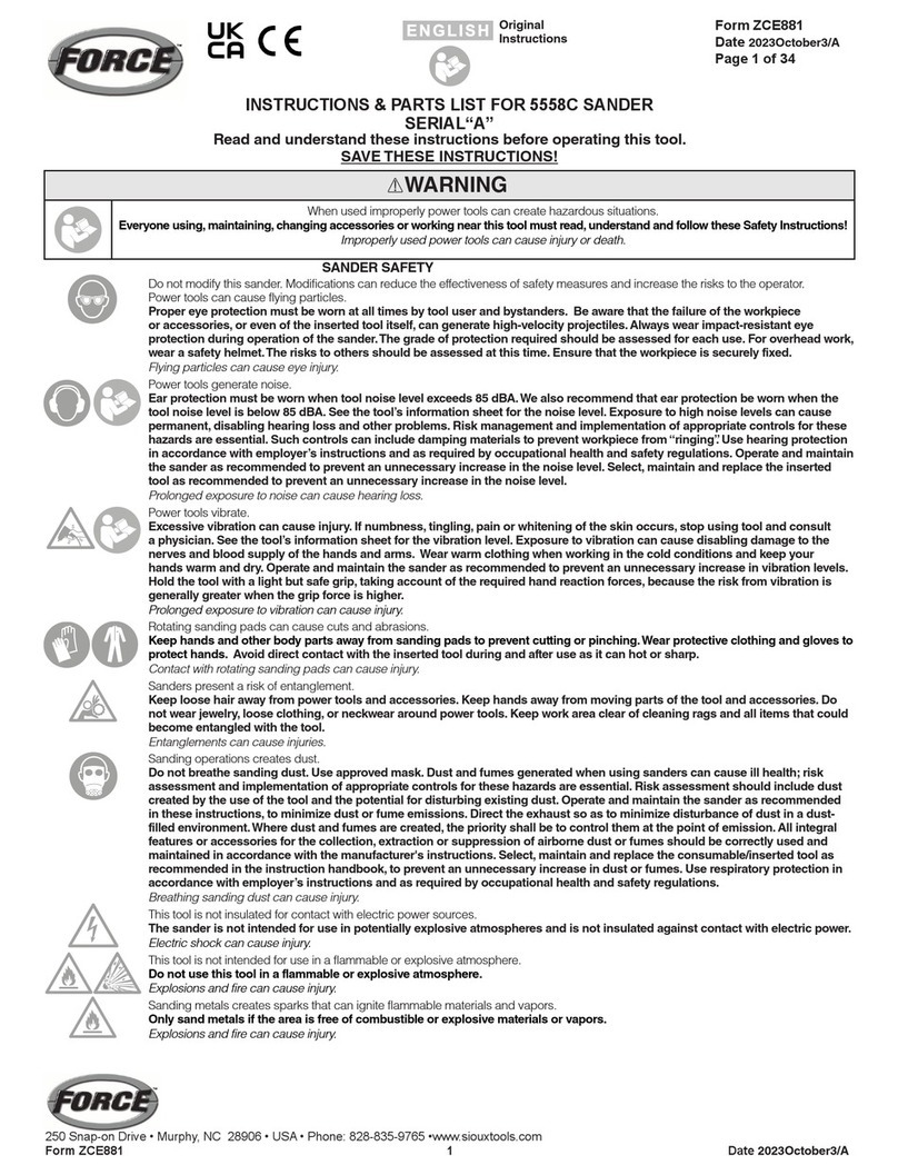 Force 5558C Manuel d'utilisation