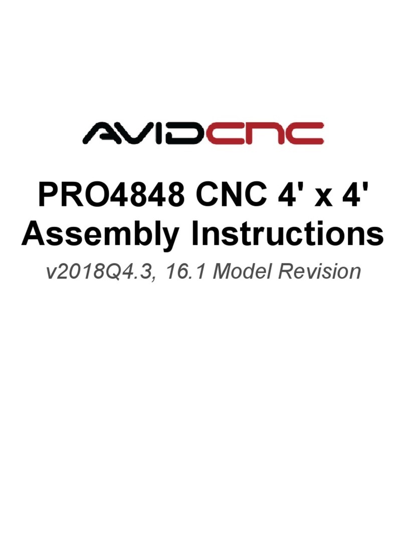 Avid CNC PRO4848 Manuel utilisateur