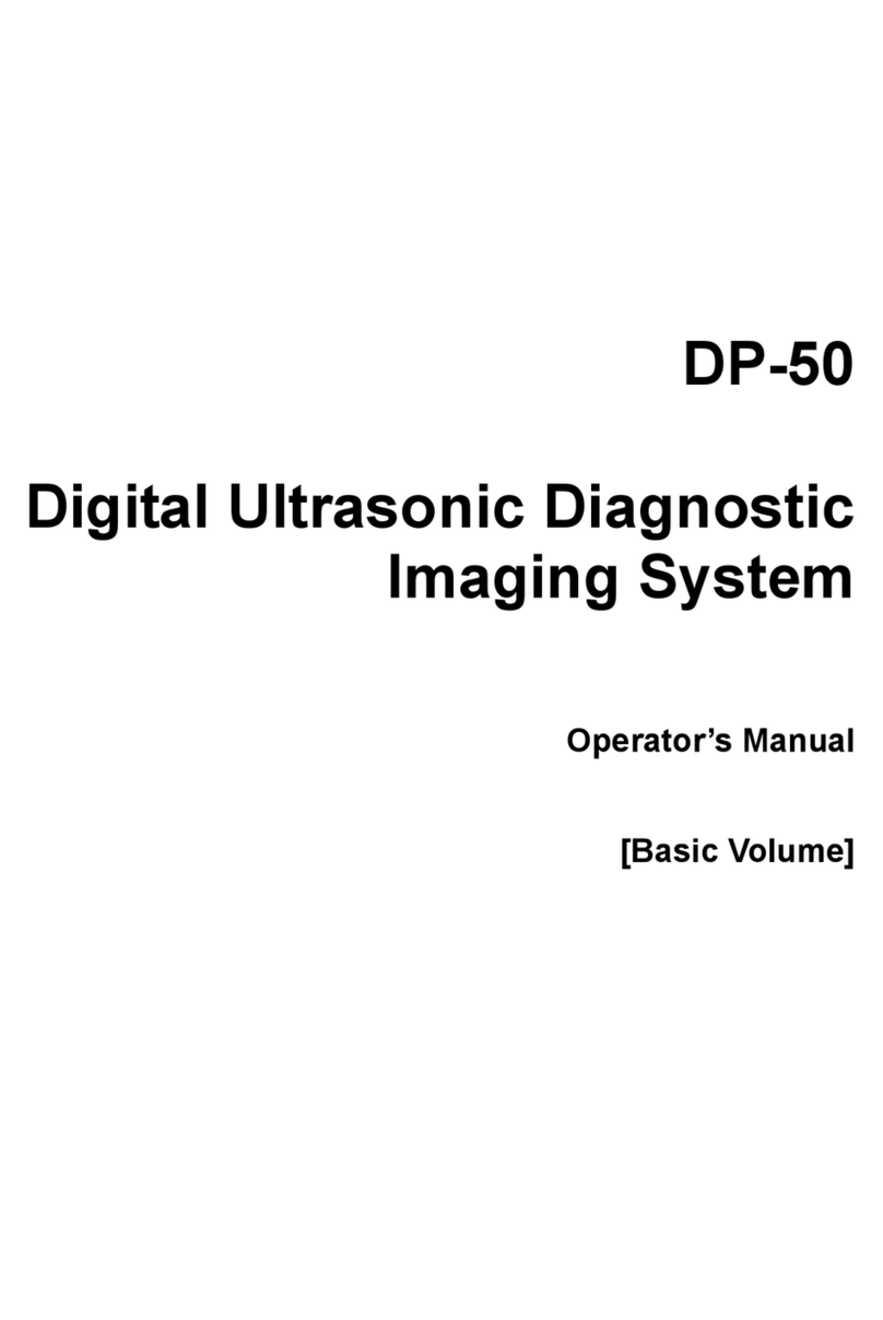 Mindray DP-50 Manuel utilisateur
