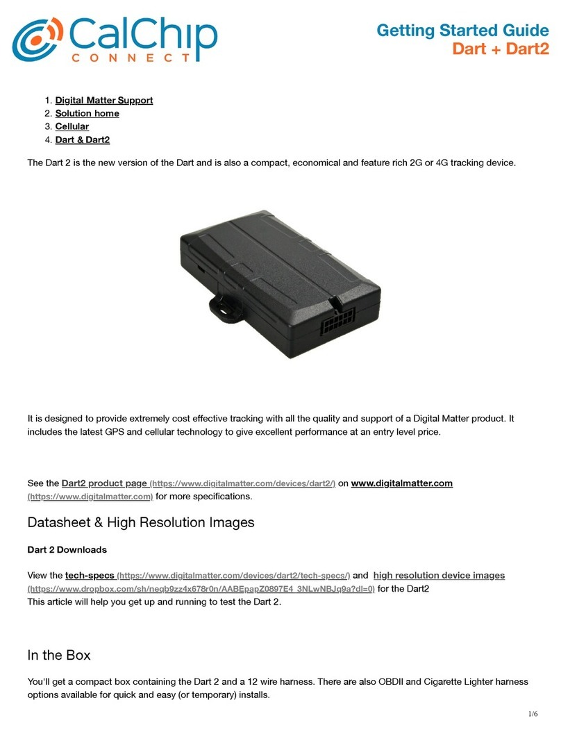 Digital Matter Dart Manuel utilisateur Digital Matter Dart Manuel utilisateur