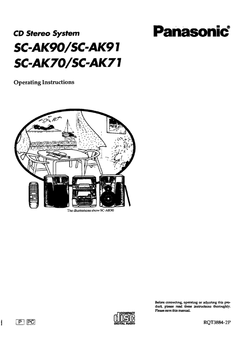 Panasonic SC-AK90 Manuel utilisateur