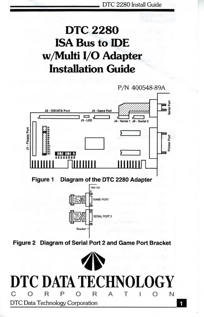 DTC 2280 Manuel utilisateur