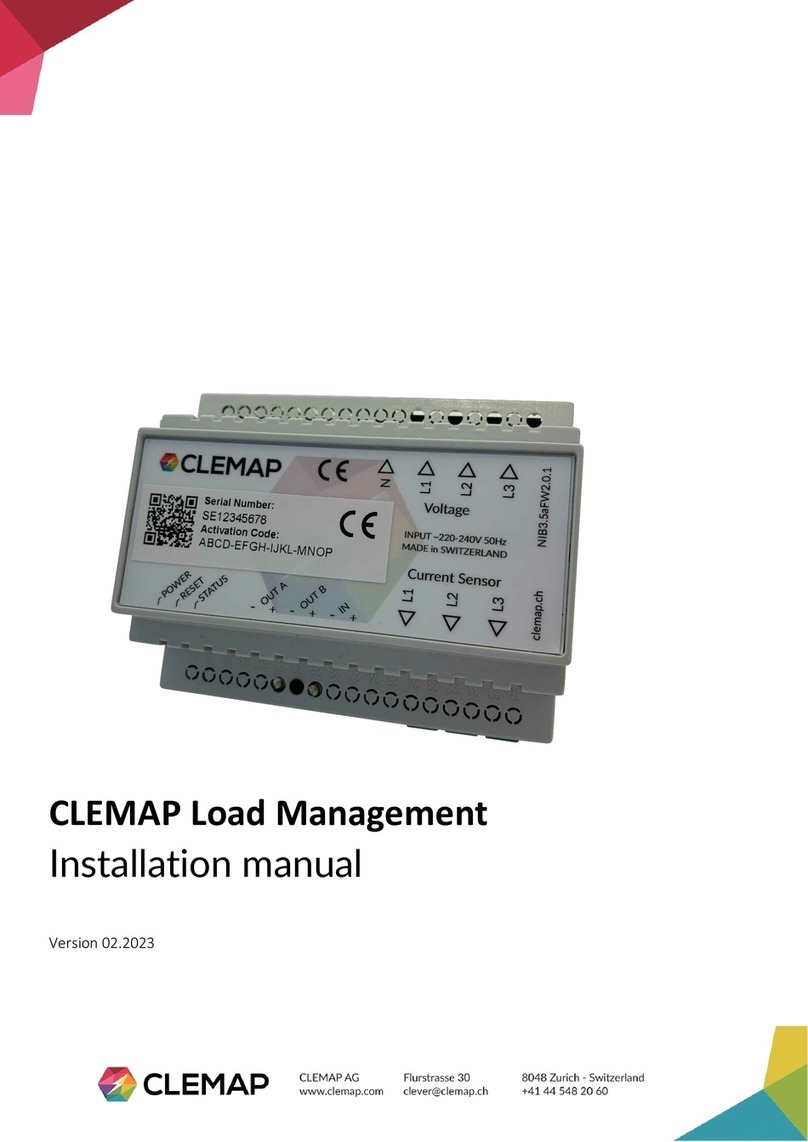 CLEMAP Load Management Manuel utilisateur